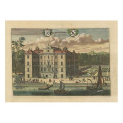 The Mälsåker Estate in Dahlberg's 'Suecia Antiqua et Hodierna', 1690