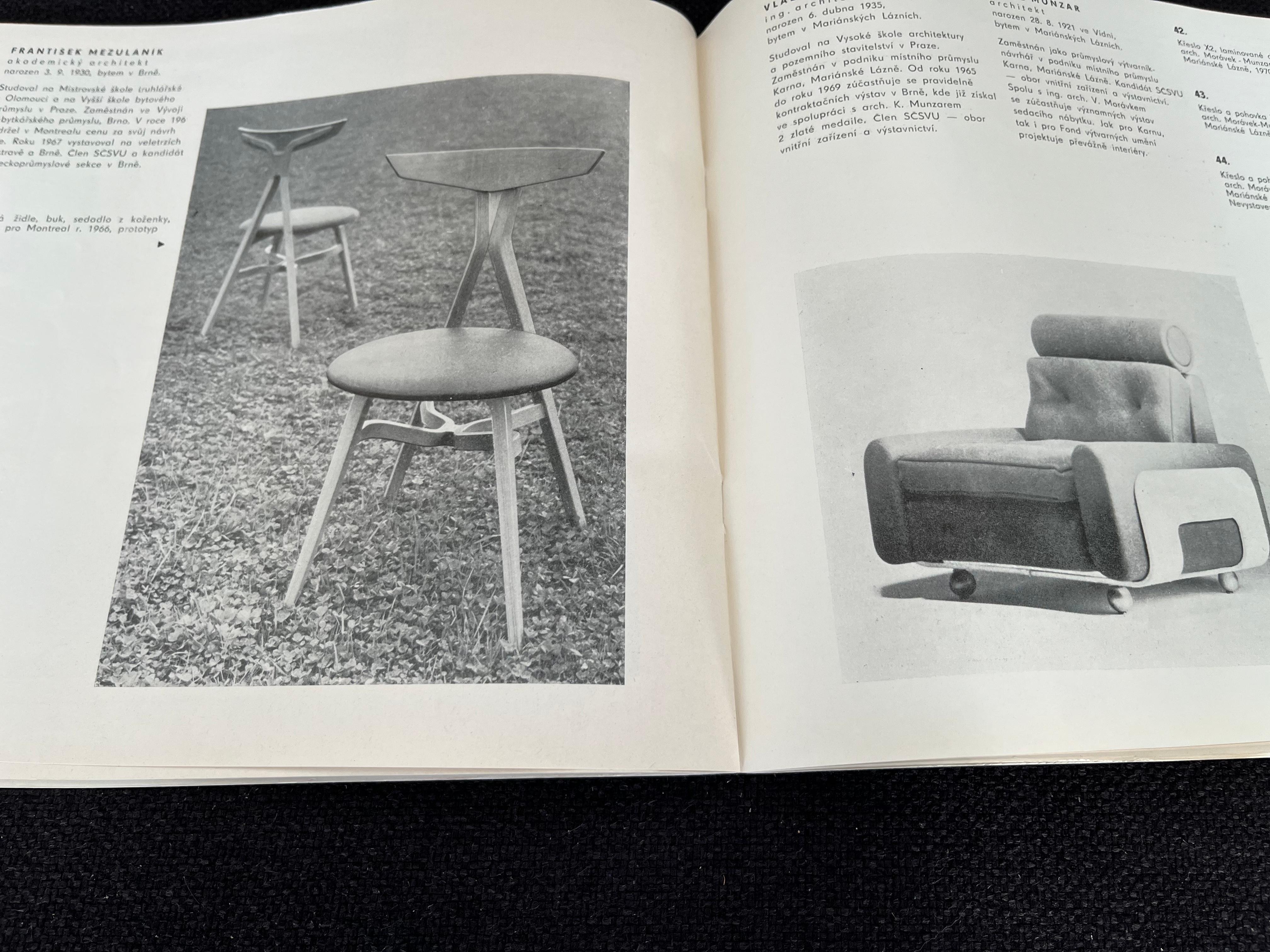- 1970, Grafia, Brno
- czech language
- original condition, see the photos
- 47 pages
- many pictures of seating furniture by Czech designers
- jr.