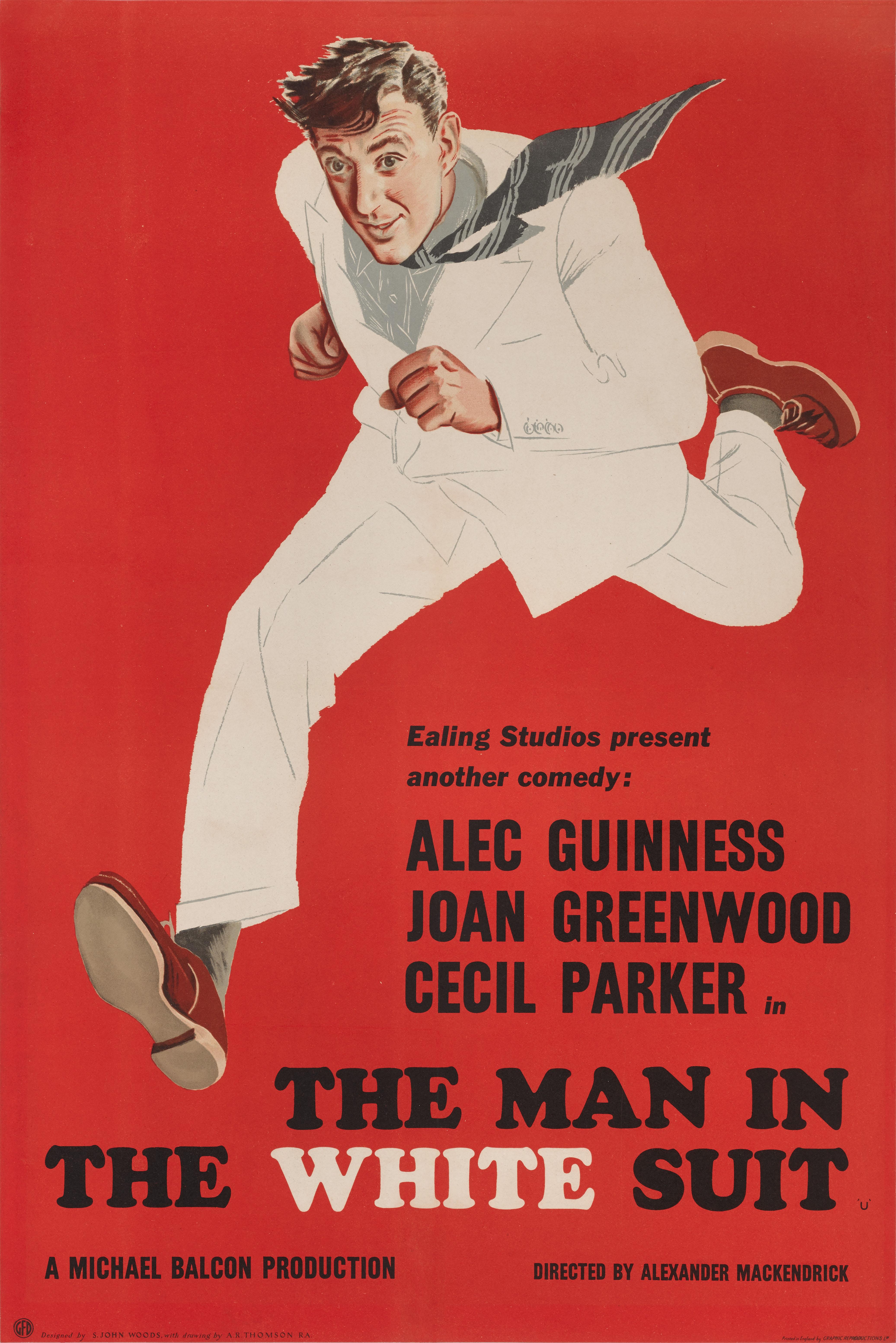 Original British film poster for the classic 1951 Ealing comedy.

Most film posters were designed in house by studio artists and designers. However, throughout the 40s and 50s Ealing Studios broke the mould by adopting an ambitious and inventive