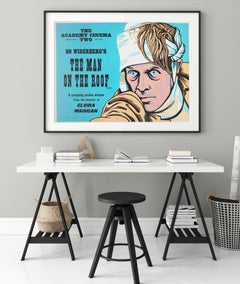 EL HOMBRE DEL TEJADO 1976  Londres Reino Unido Quad Film Movie Poster, Strausfeld