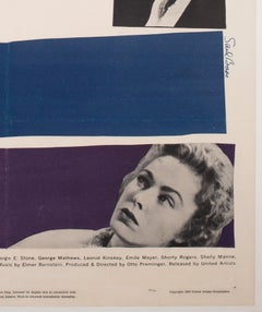 'The Man with the Golden Arm' 1956 US 1 Sheet Film Poster, Bass