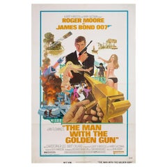 "The Man with the Golden Gun" 1974 U.S. One Sheet Film Poster