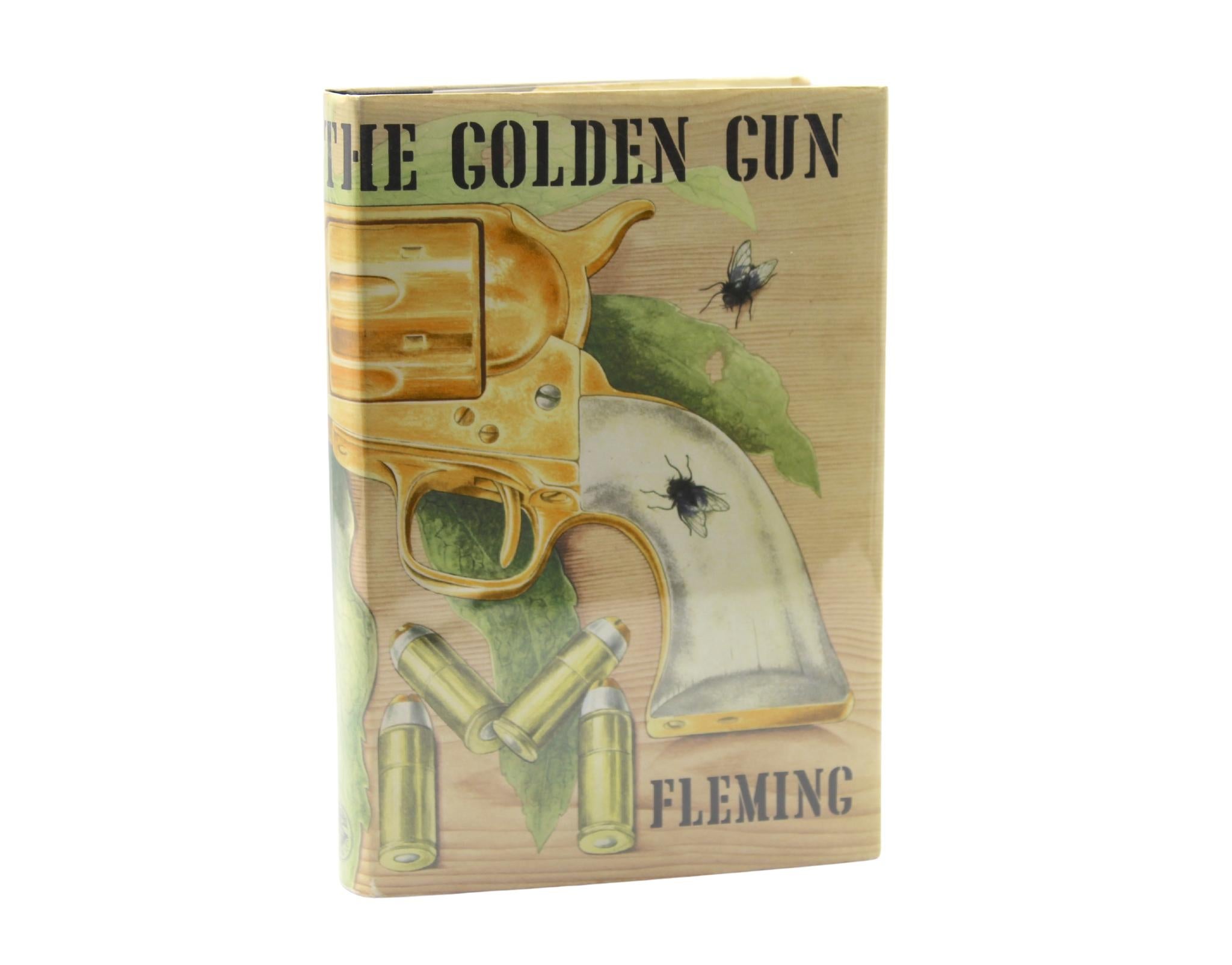 Fleming, Ian. The Man with the Golden Gun. London: Jonathan Cape, 1965. First edition, second state printing. Octavo printing. In the original publisher’s black cloth boards with gilt titles to the spine. In the original publisher’s dust jacket.