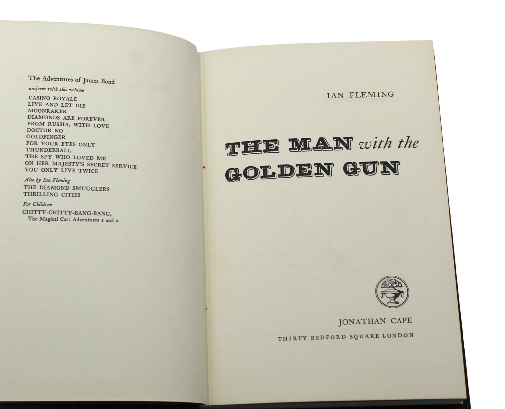 The Man With the Golden Gun by Ian Fleming, First Edition, Second State, 1965 For Sale 2