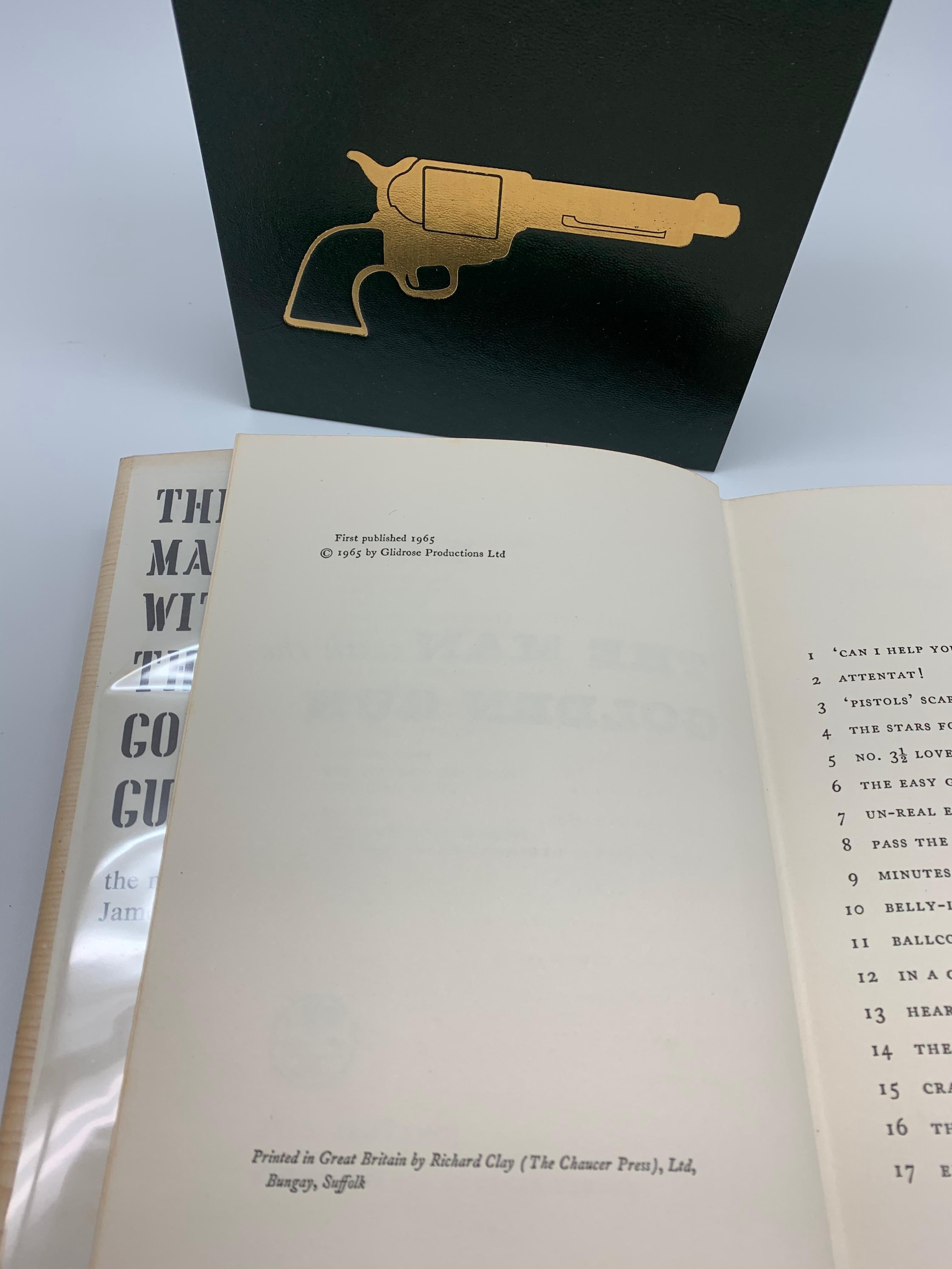The Man with the Golden Gun by Ian Fleming, First Edition in Original DJ, 1965 In Good Condition In Colorado Springs, CO