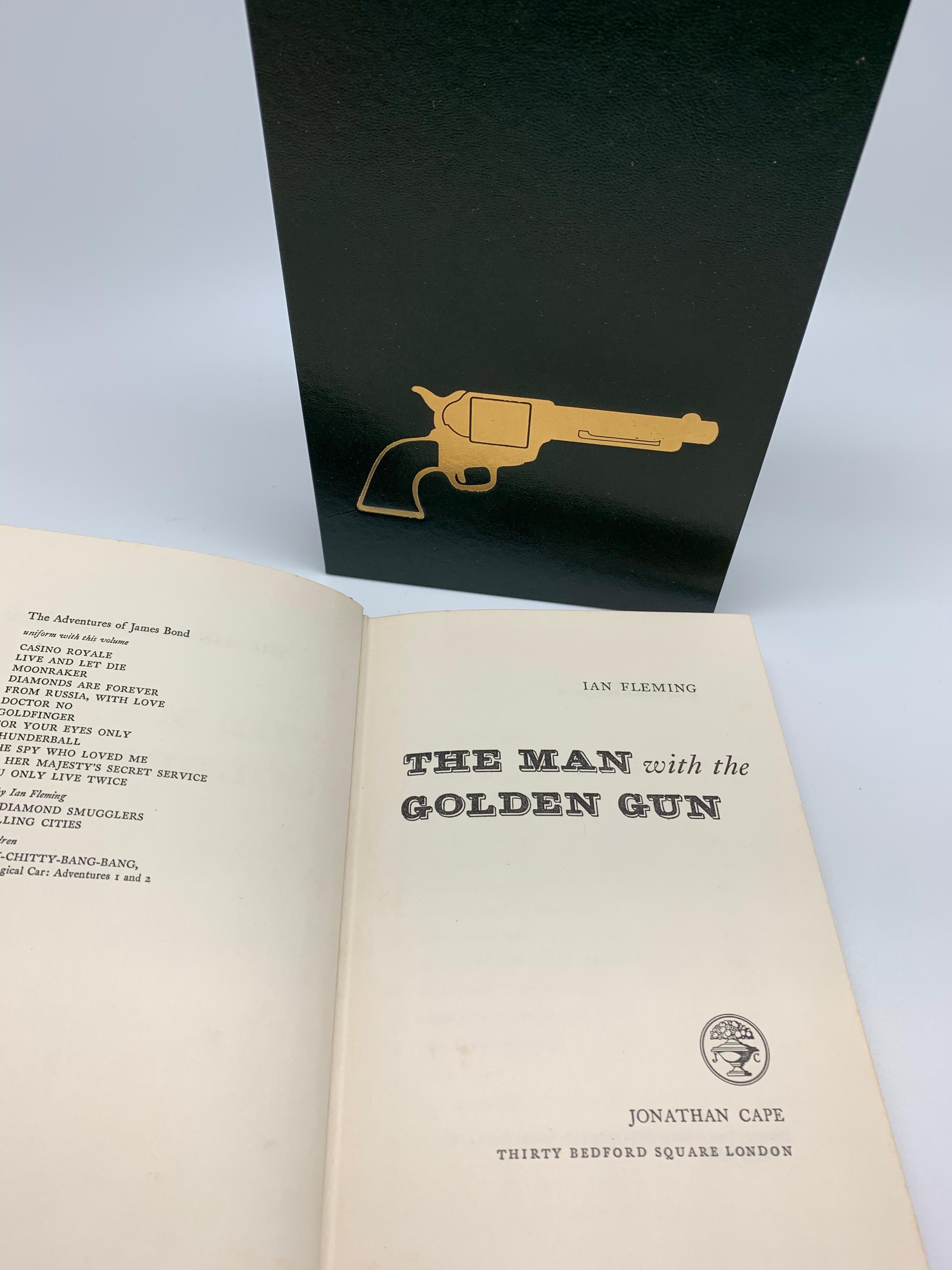 Mid-20th Century The Man with the Golden Gun by Ian Fleming, First Edition in Original DJ, 1965