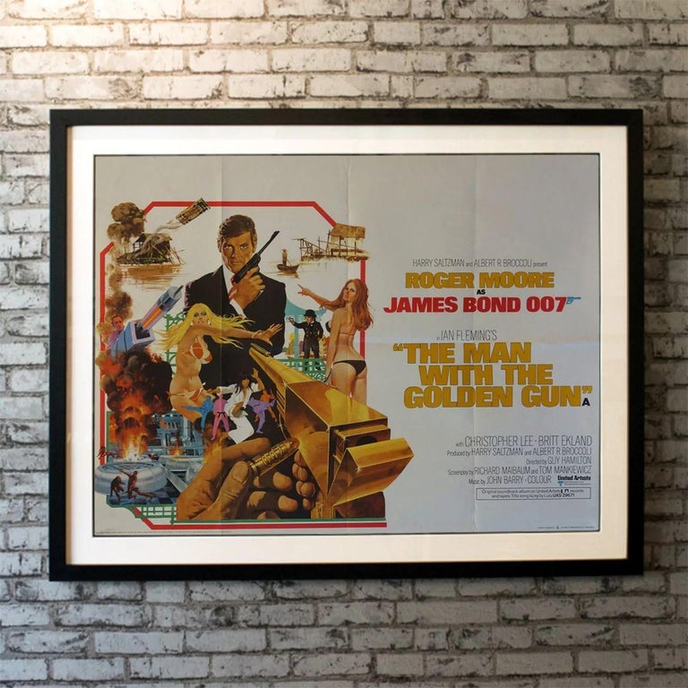 The Man with The Golden Gun, Unframed Poster, 1974 For Sale at 1stDibs