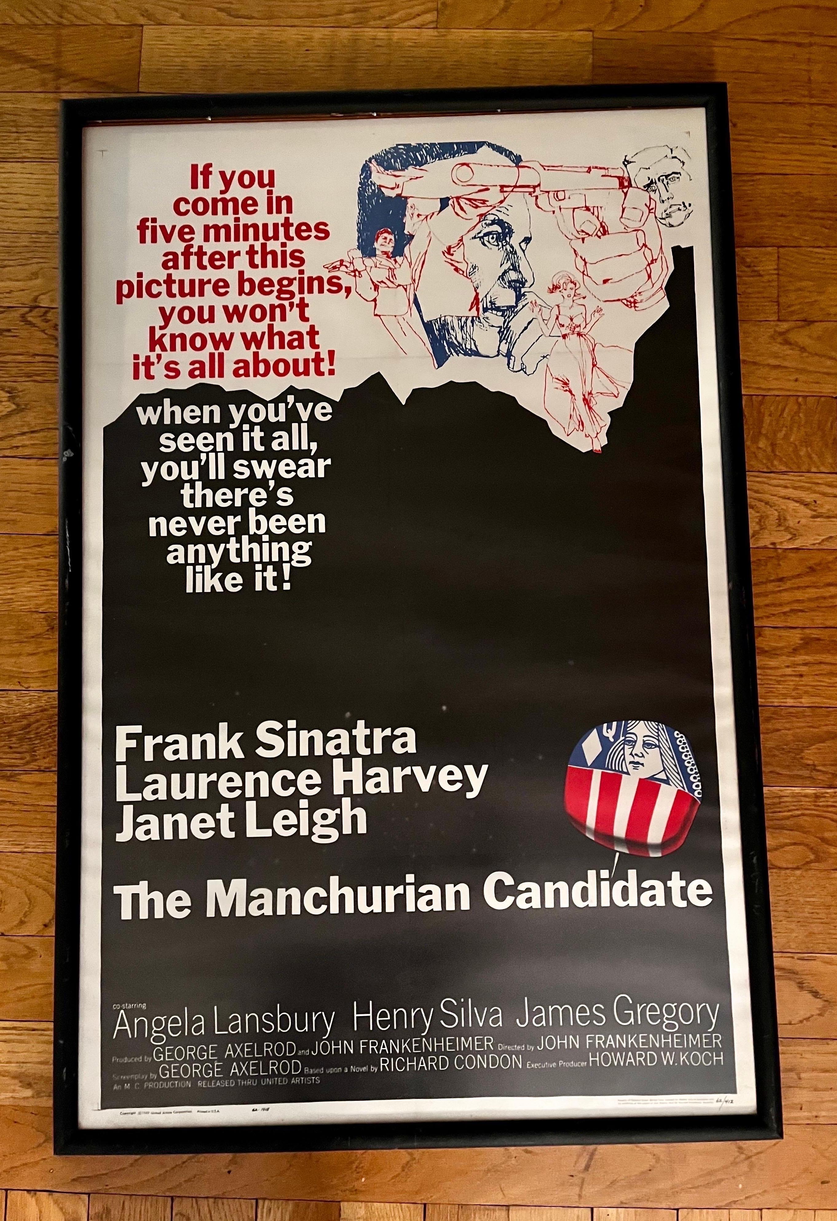 The Manchurian Candidate, U.S. One Sheet Film Poster, 1962  For Sale 2