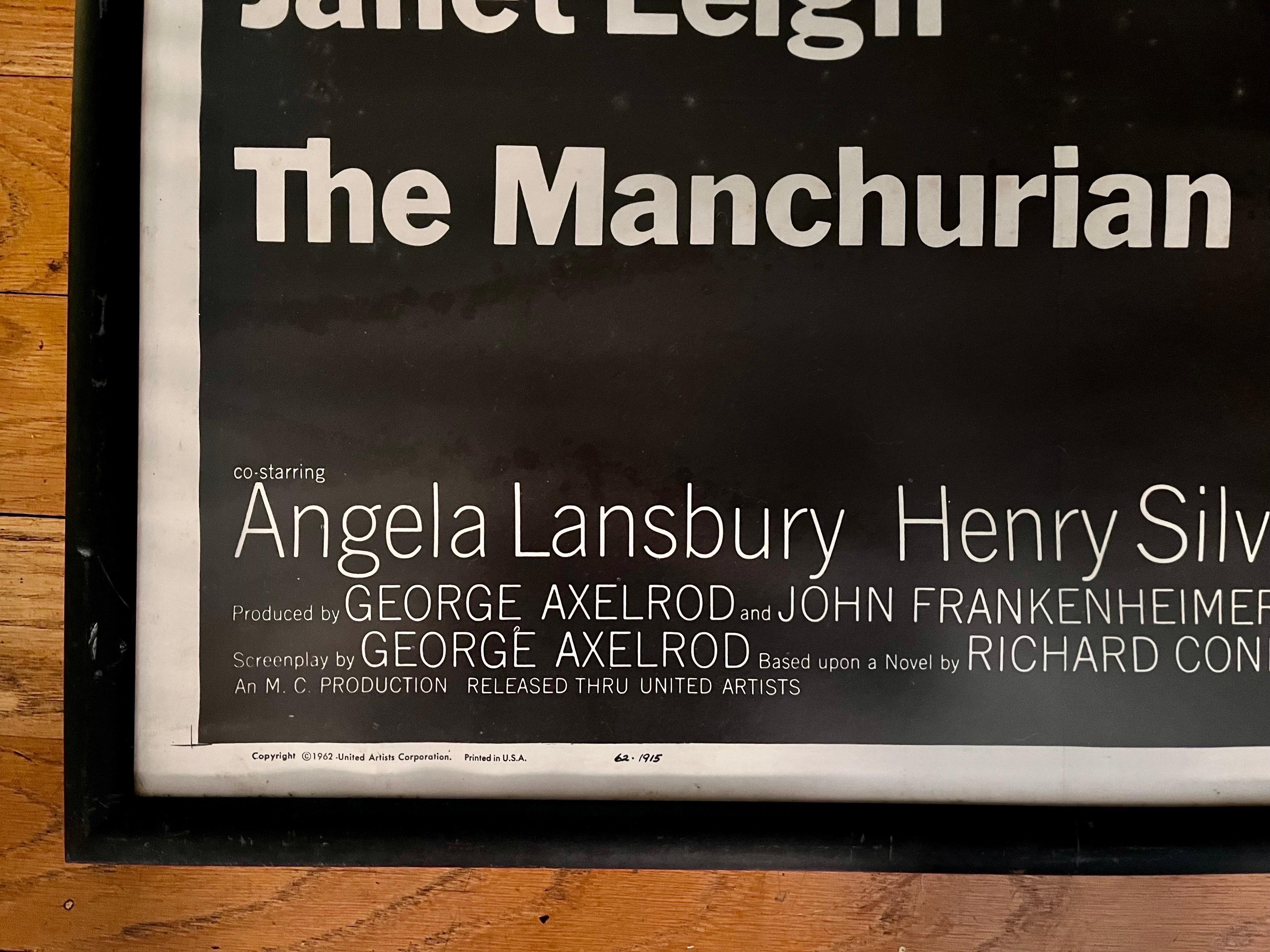 The Manchurian Candidate, U.S. One Sheet Film Poster, 1962  For Sale 2