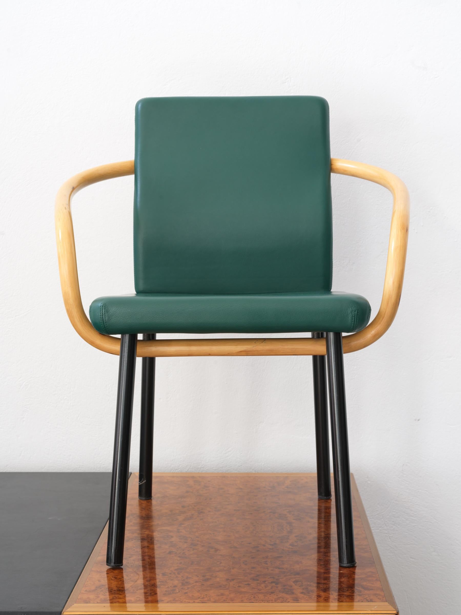 Late 20th Century The Mandarin armchair by Ettore Sottsass for Knoll, 1986 For Sale