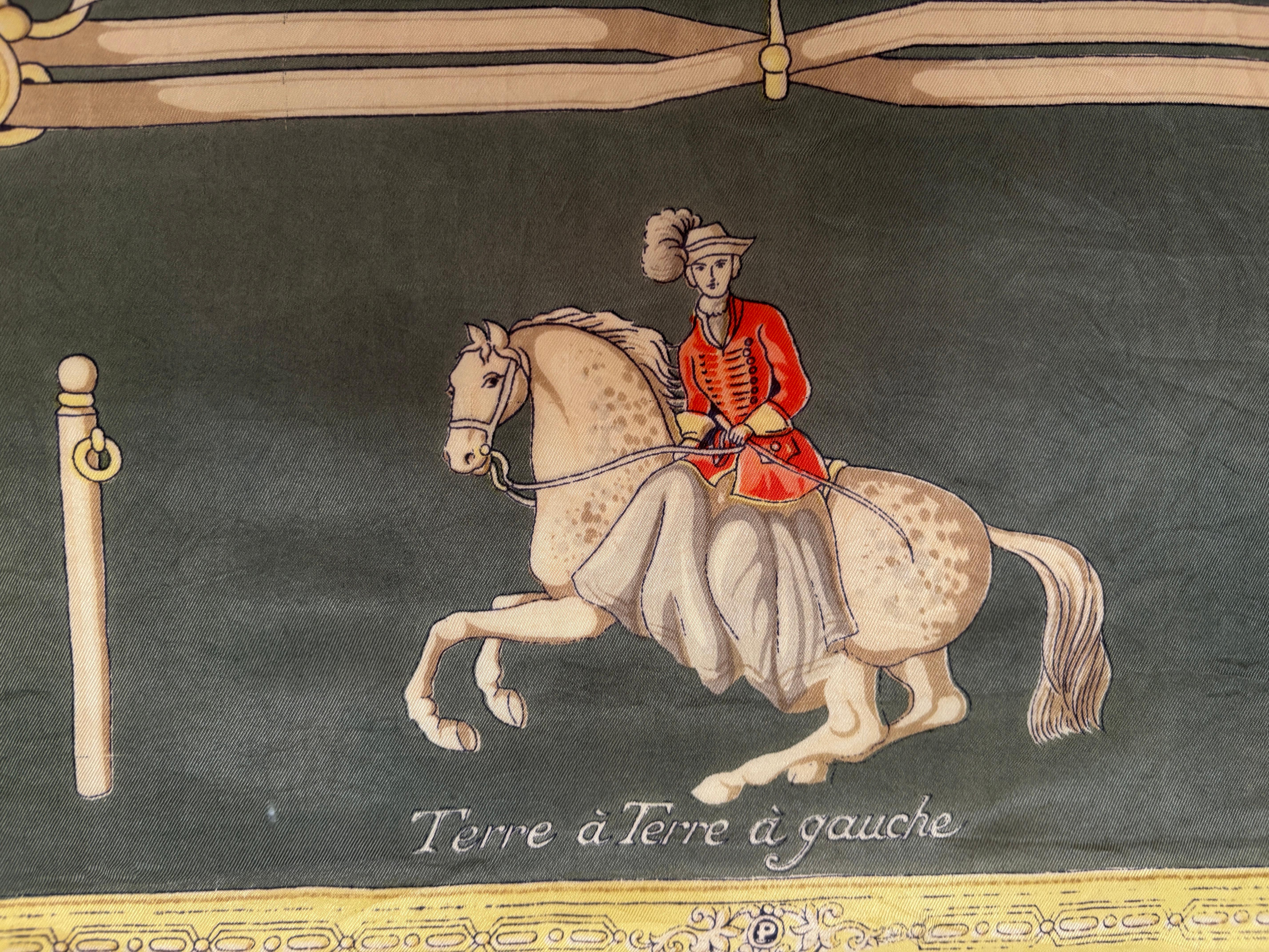 The Maneige Royal by Antoine de Pluvinel Silk Scarf For Sale 2