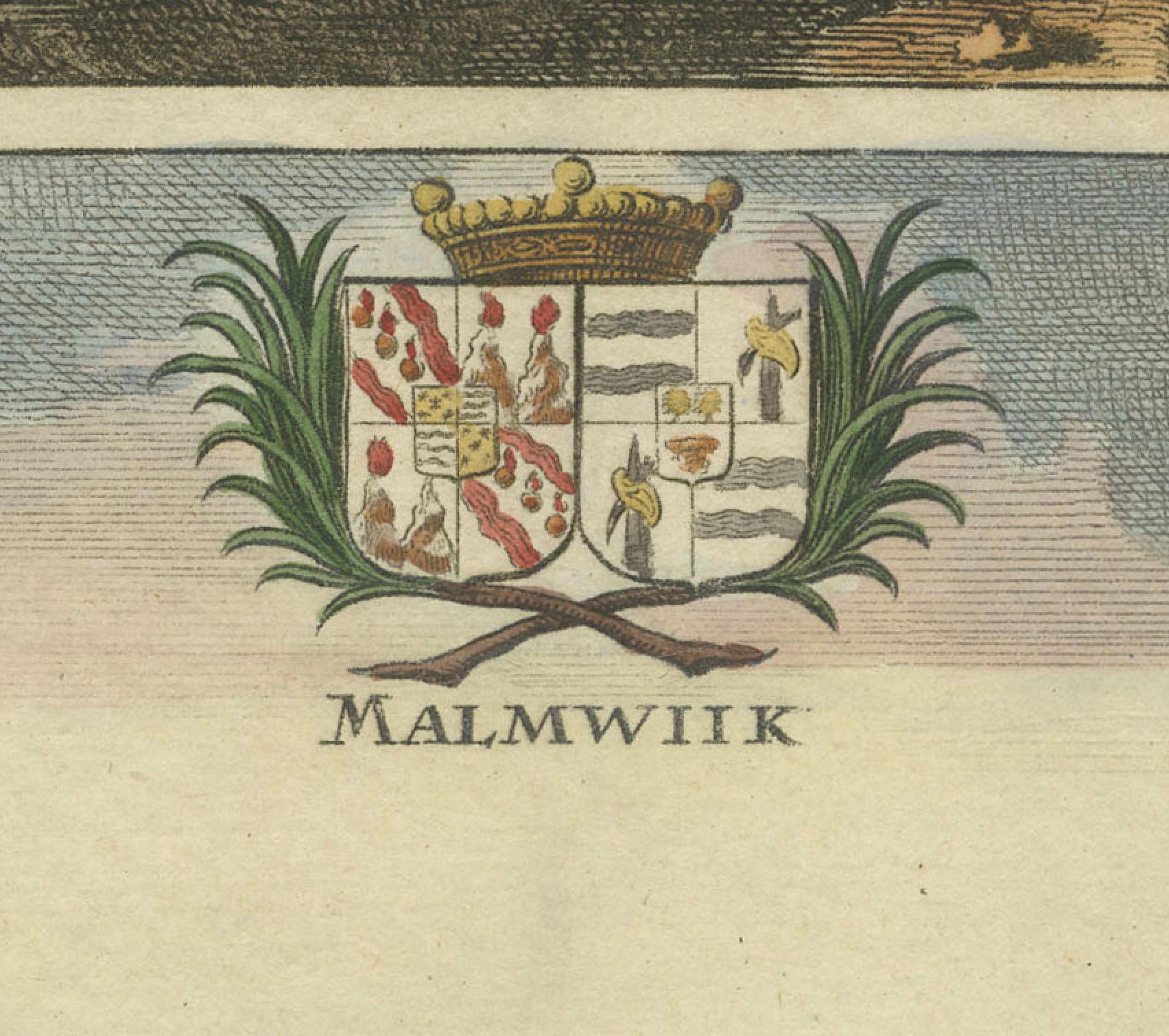 Late 17th Century The Manors of Kärsö and Malmvik near Stockholm in Sweden, by Erik Reitz, ca.1690 For Sale