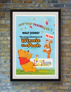 "The Many Adventures of Winnie the Pooh" Original Vintage Movie Poster, 1977