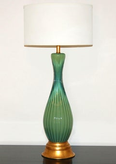 The Marbro Lamp Company – Large Green Murano Lamp