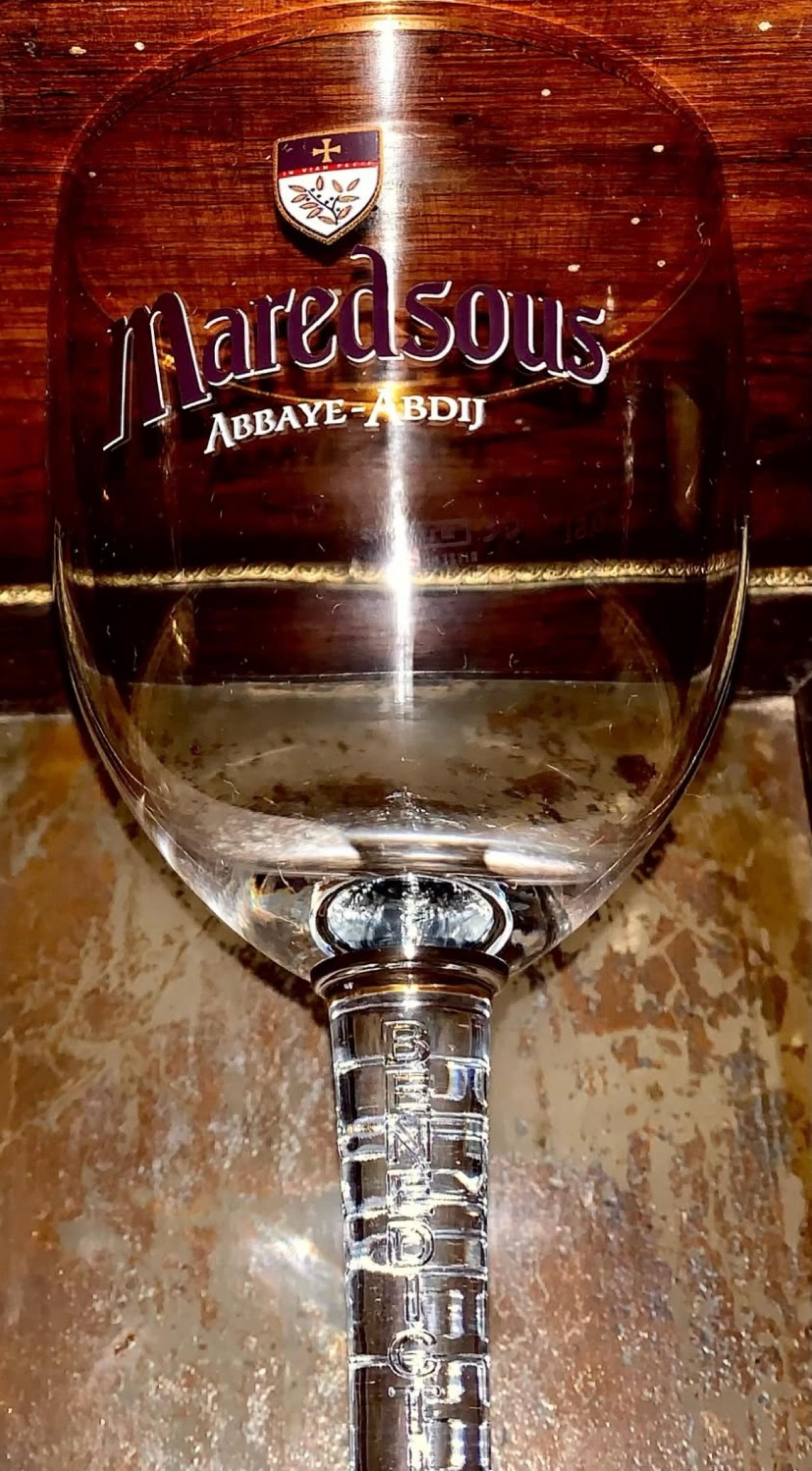 Mid-Century Modern The Maredsous 25 cl Belgian Beer Glass For Sale