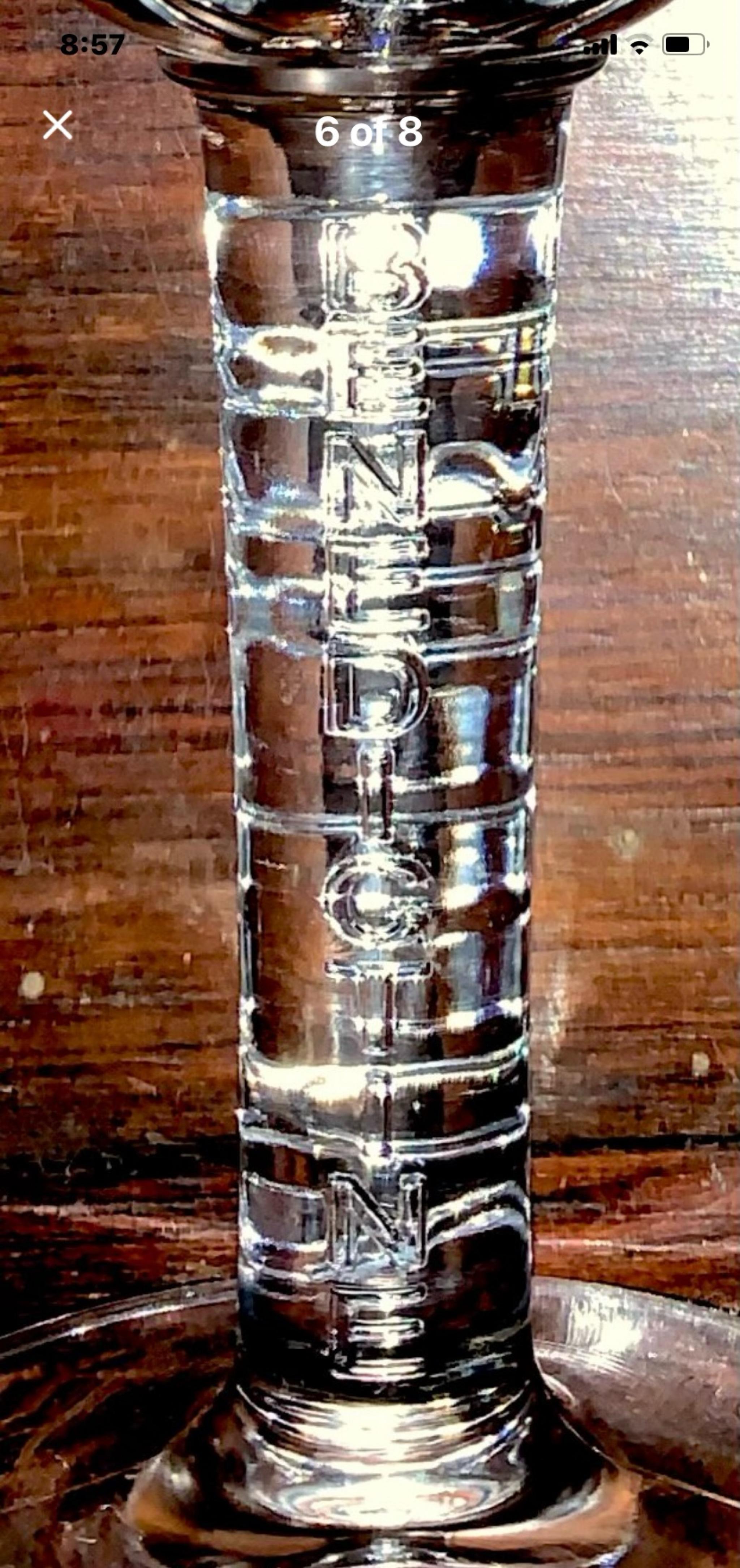 The Maredsous 25 cl Belgian Beer Glass In Good Condition For Sale In New Orleans, LA