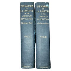 Antique Marquis De La Fayette in the American Revolution by C Tower in 2 Volumes