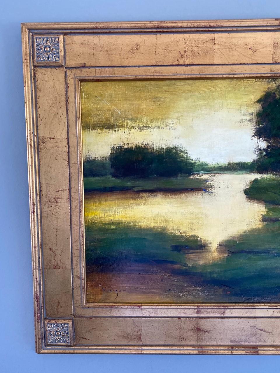 Paint The Marshland Farmington by Seth Winegar '1999' For Sale