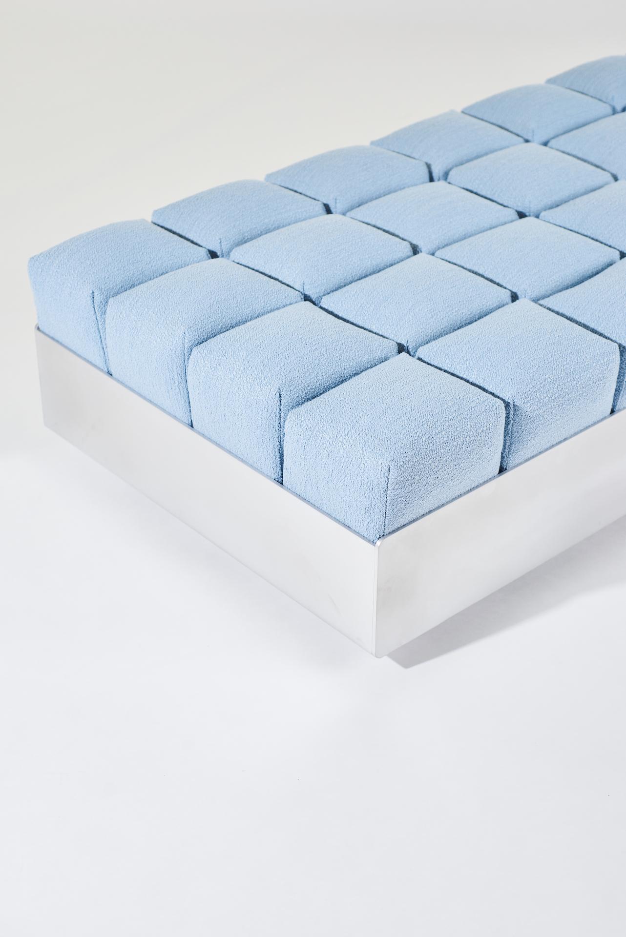 Moderno Il Daybed Marshmallow - Daybed imbottito con struttura in alluminio in vendita