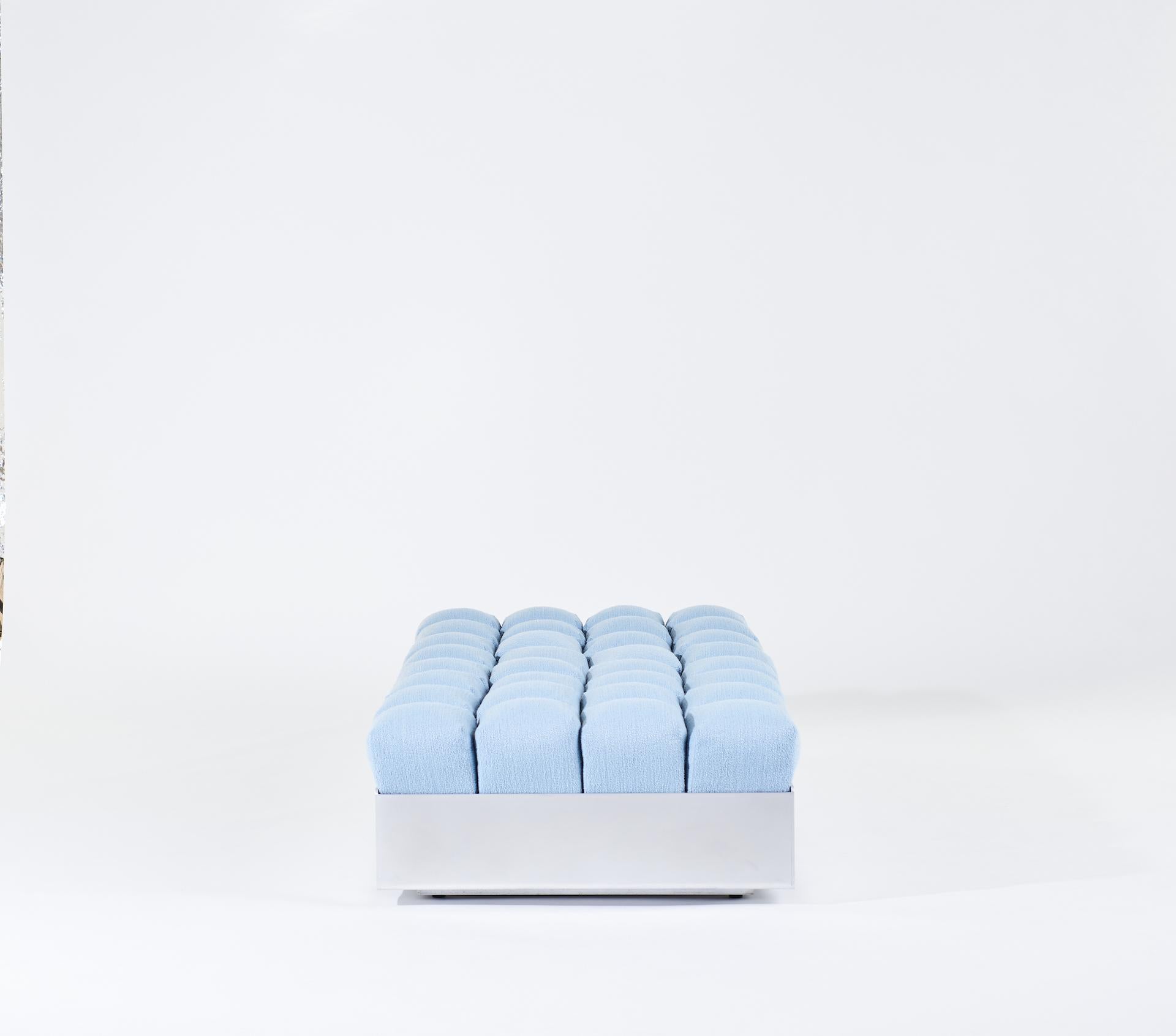 Americano Il Daybed Marshmallow - Daybed imbottito con struttura in alluminio in vendita