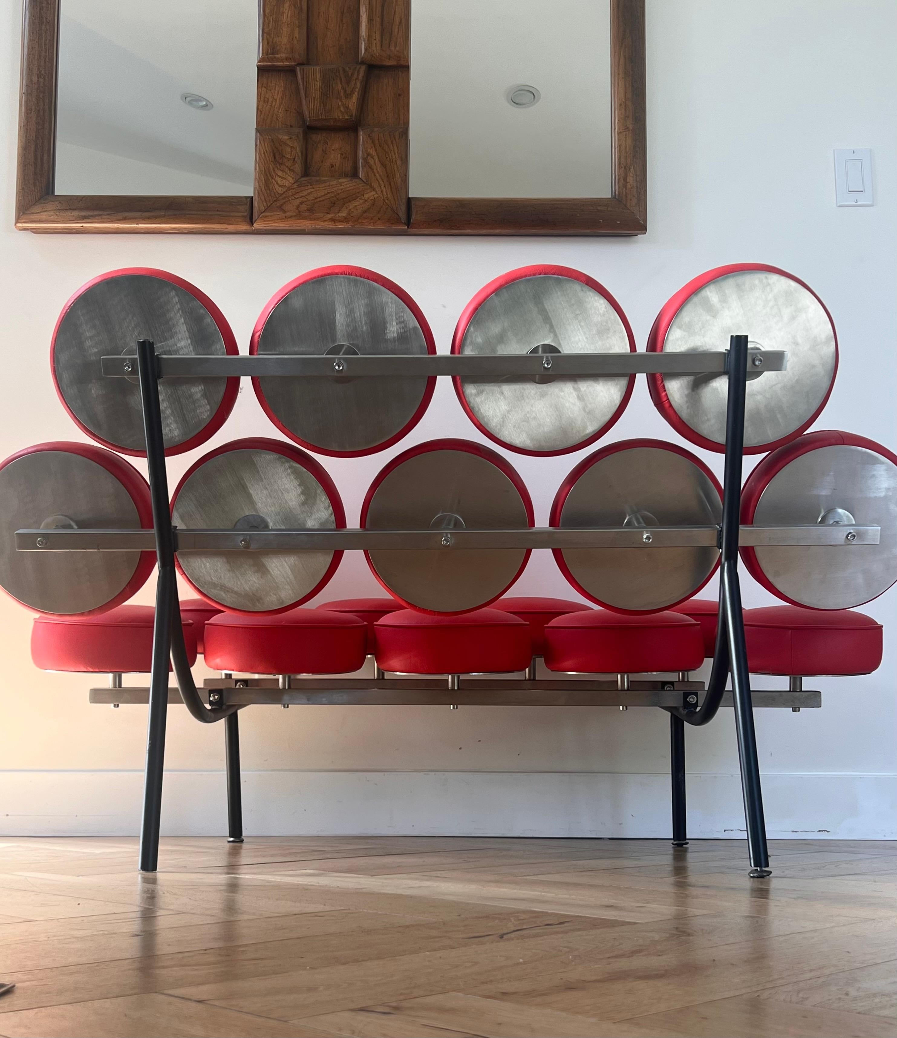 The Marshmallow sofa by George Nelson for Herman Miller, reproduction 20th c. 4