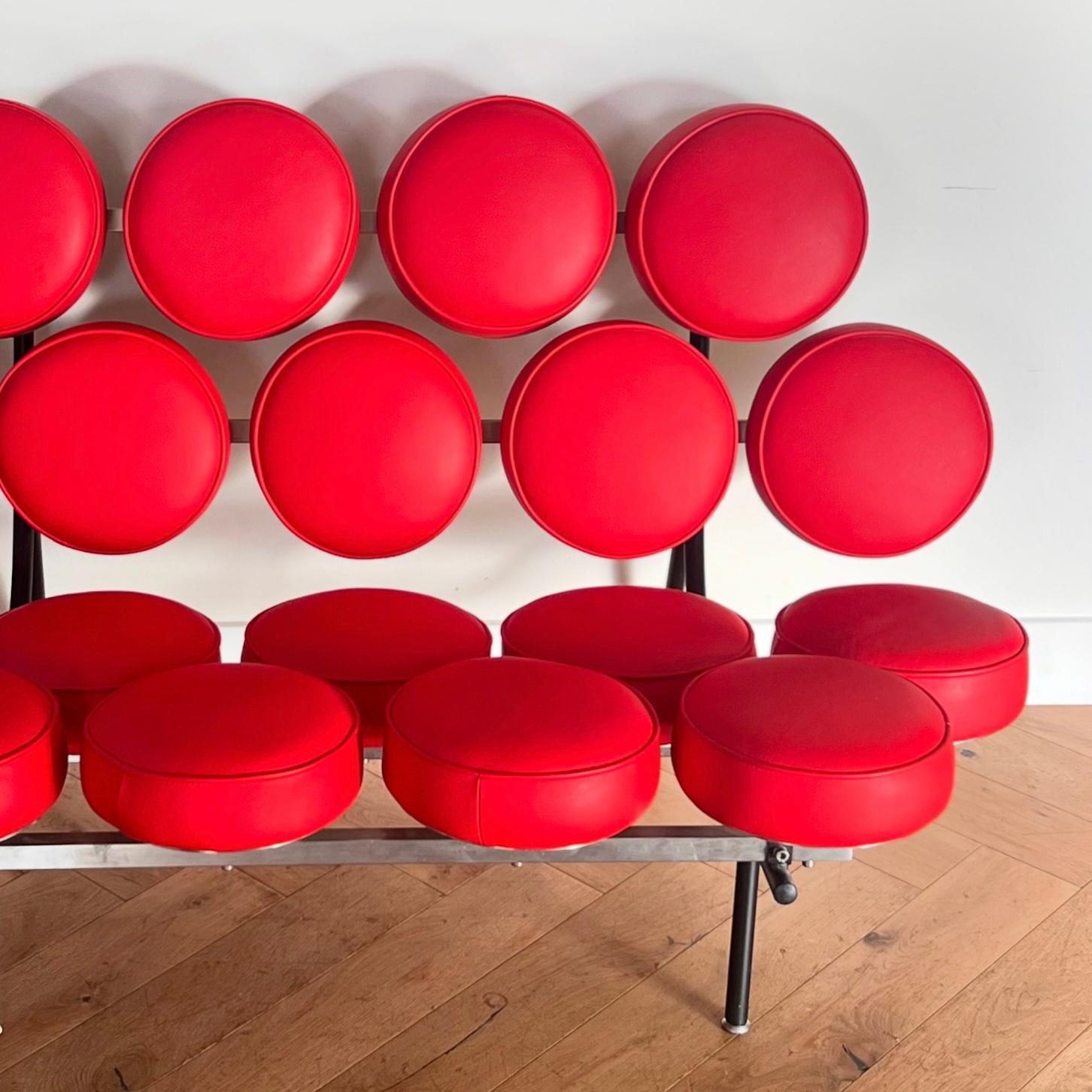 The Marshmallow sofa by George Nelson for Herman Miller, reproduction 20th c. 8