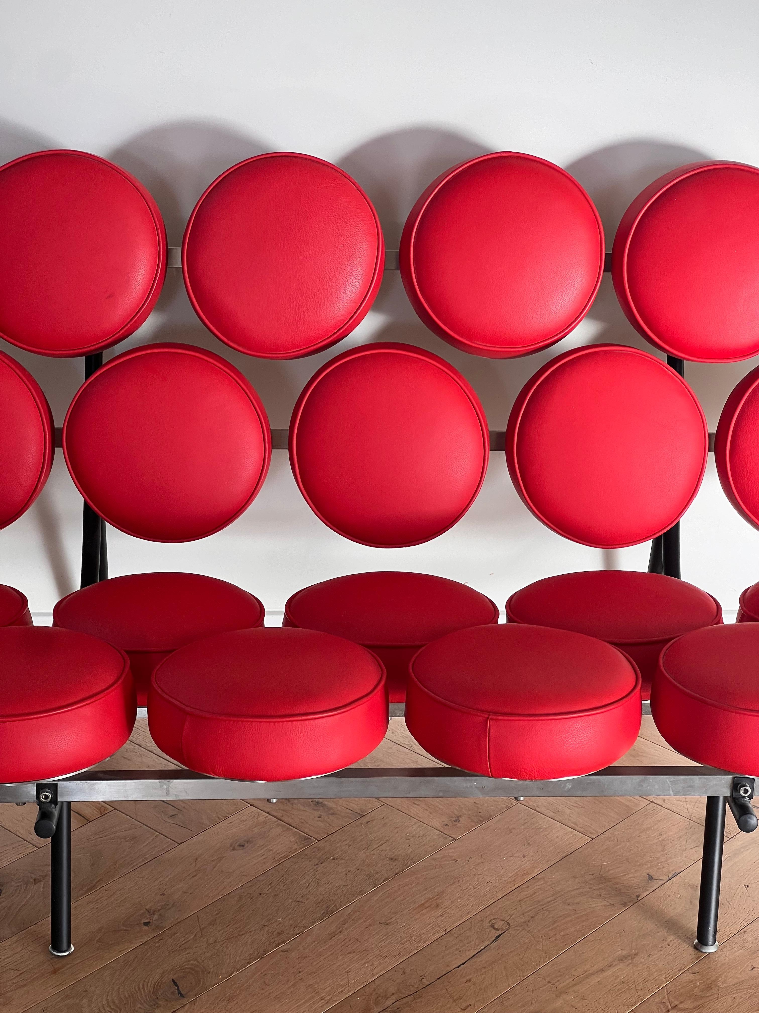 The Marshmallow sofa by George Nelson for Herman Miller, reproduction 20th c. 13