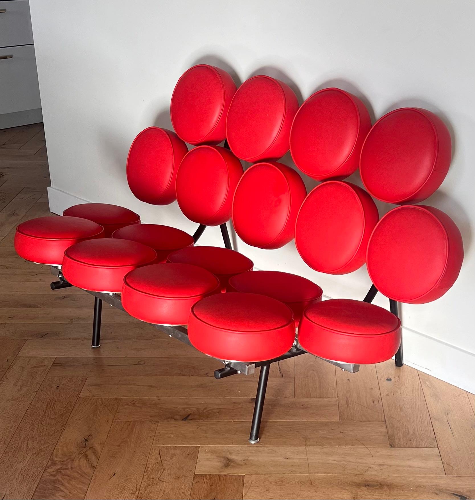 Unknown The Marshmallow sofa by George Nelson for Herman Miller, reproduction 20th c.