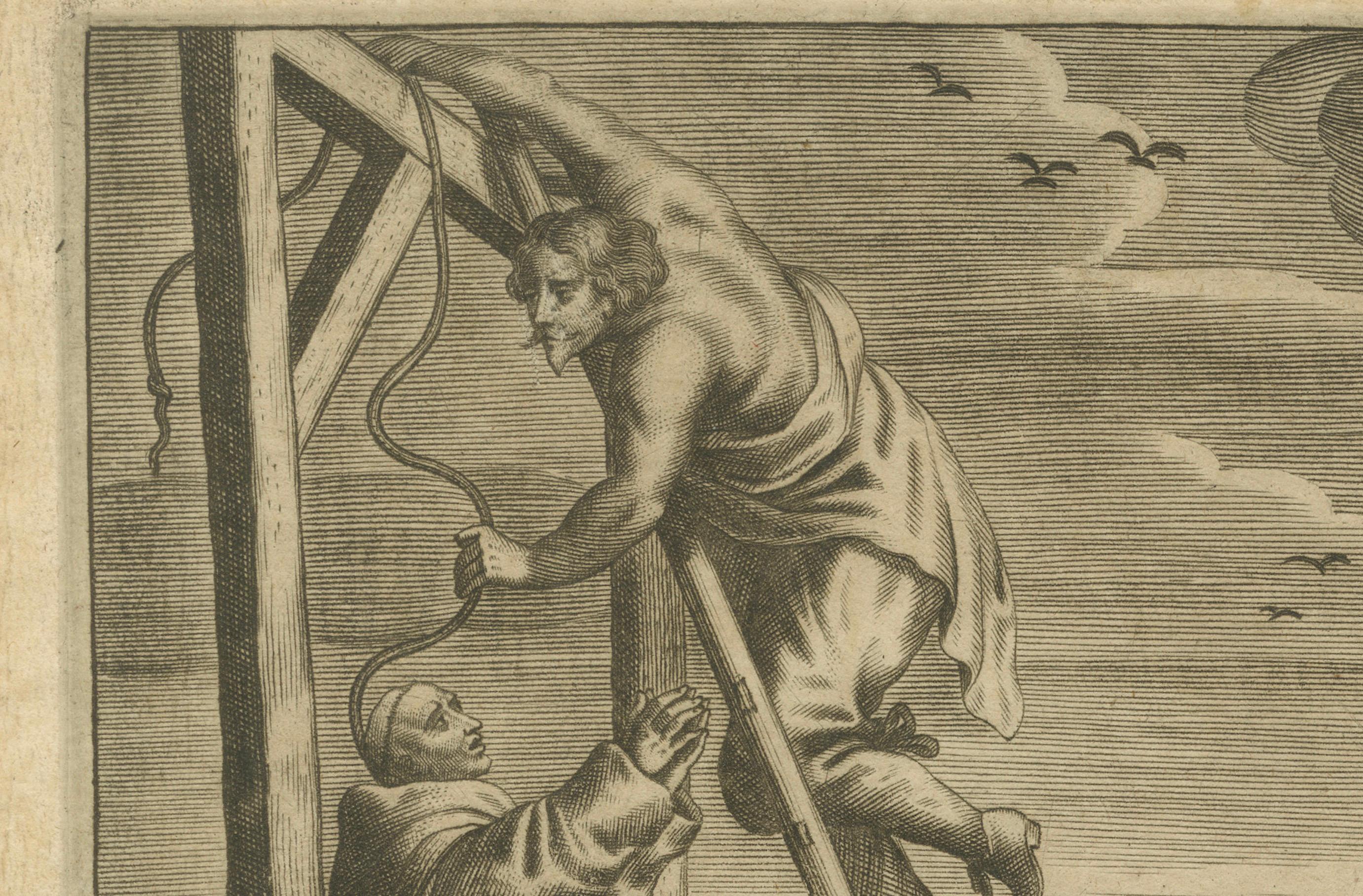 Late 17th Century The Martyrdom of Carthusian Monks Humphrey Middlemore, William Exmew, and Others For Sale