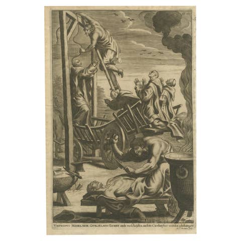 The Martyrdom of Carthusian Monks Humphrey Middlemore, William Exmew, and Others