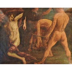"The Martyrdom of San Sebastian" Painting by Joseph Claes