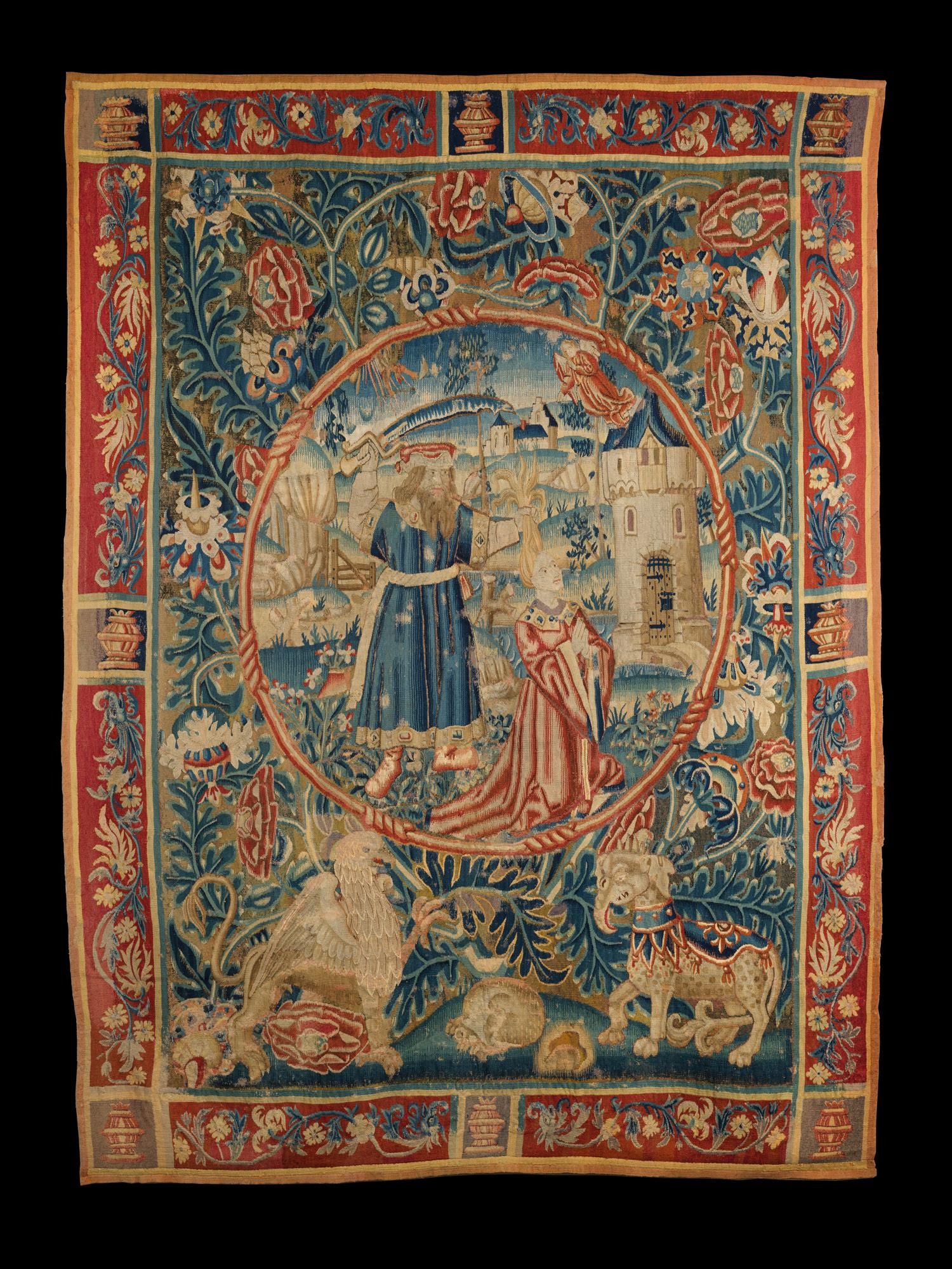 Belge Le martyre de Santa Barbara - Bruges, 1530-50 en vente