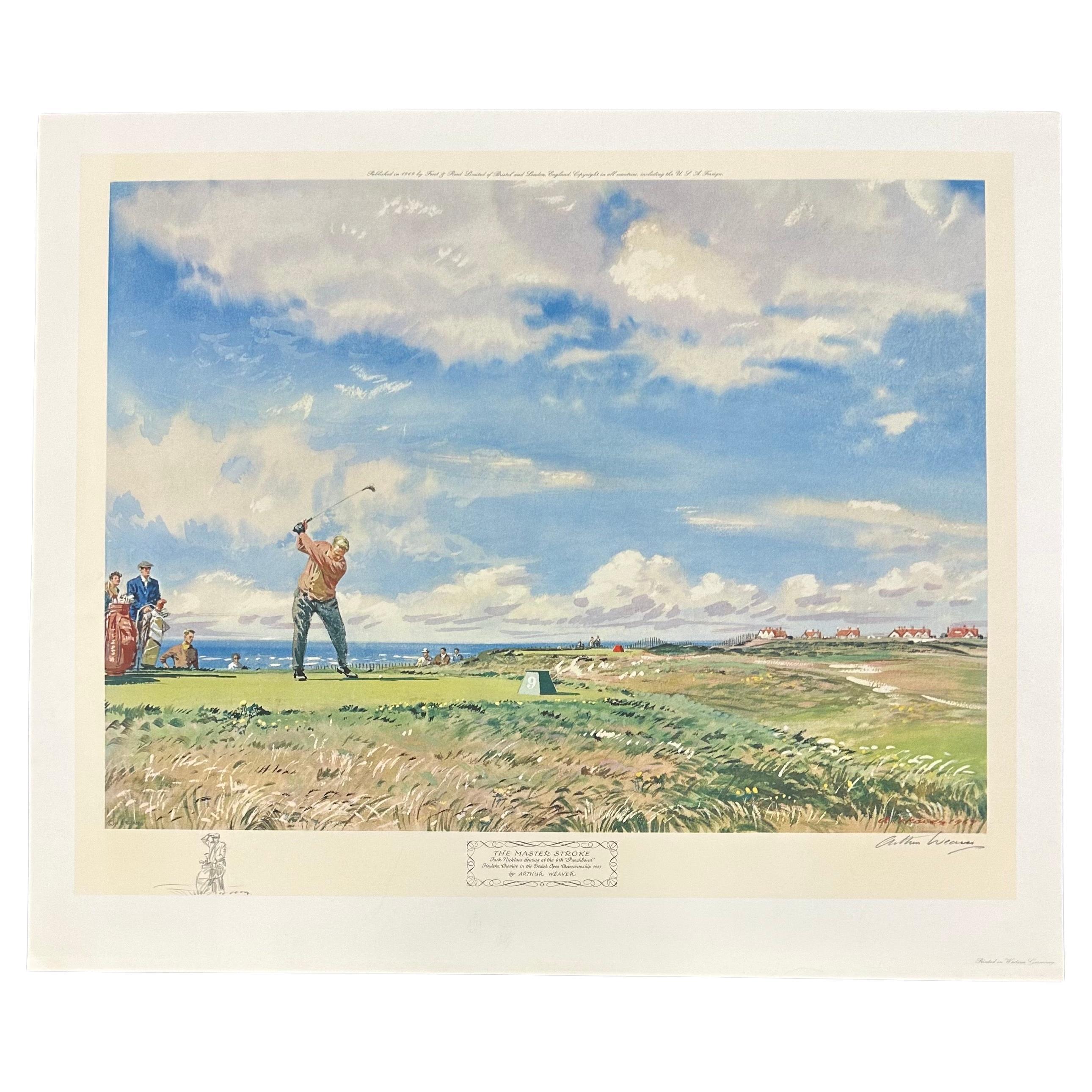 Mid-Century moderno Stampa del golf 