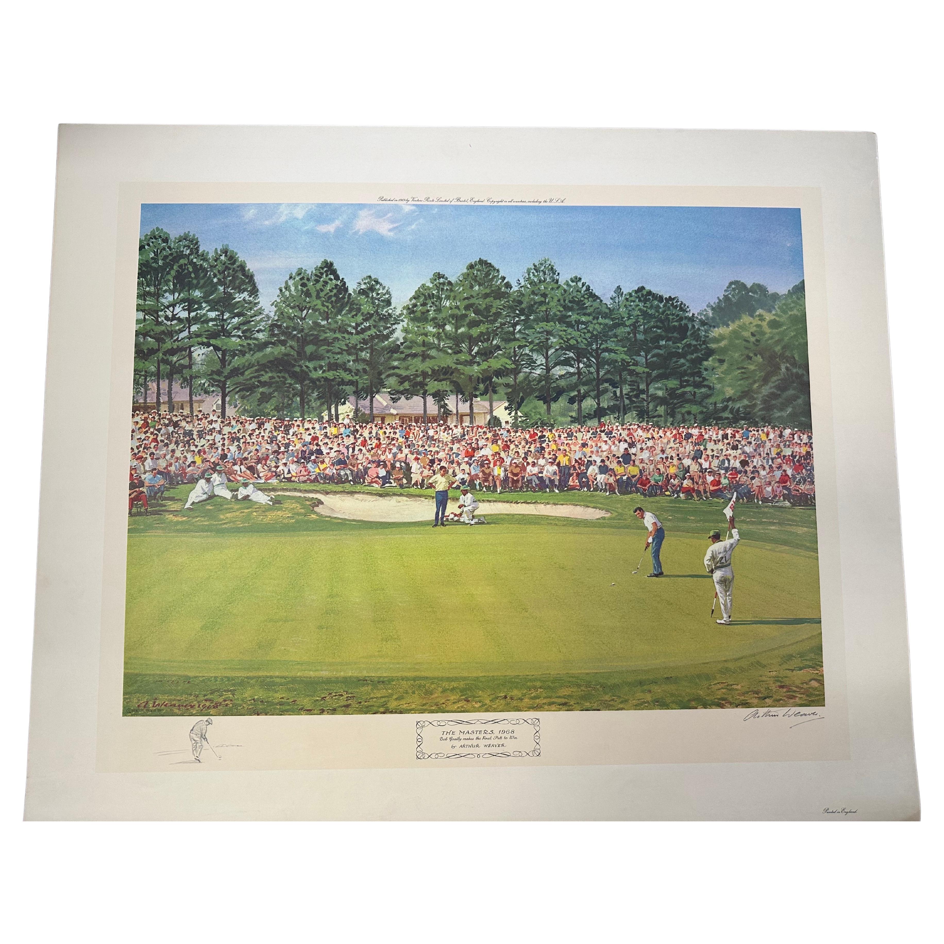 Stampa litografica da golf 
