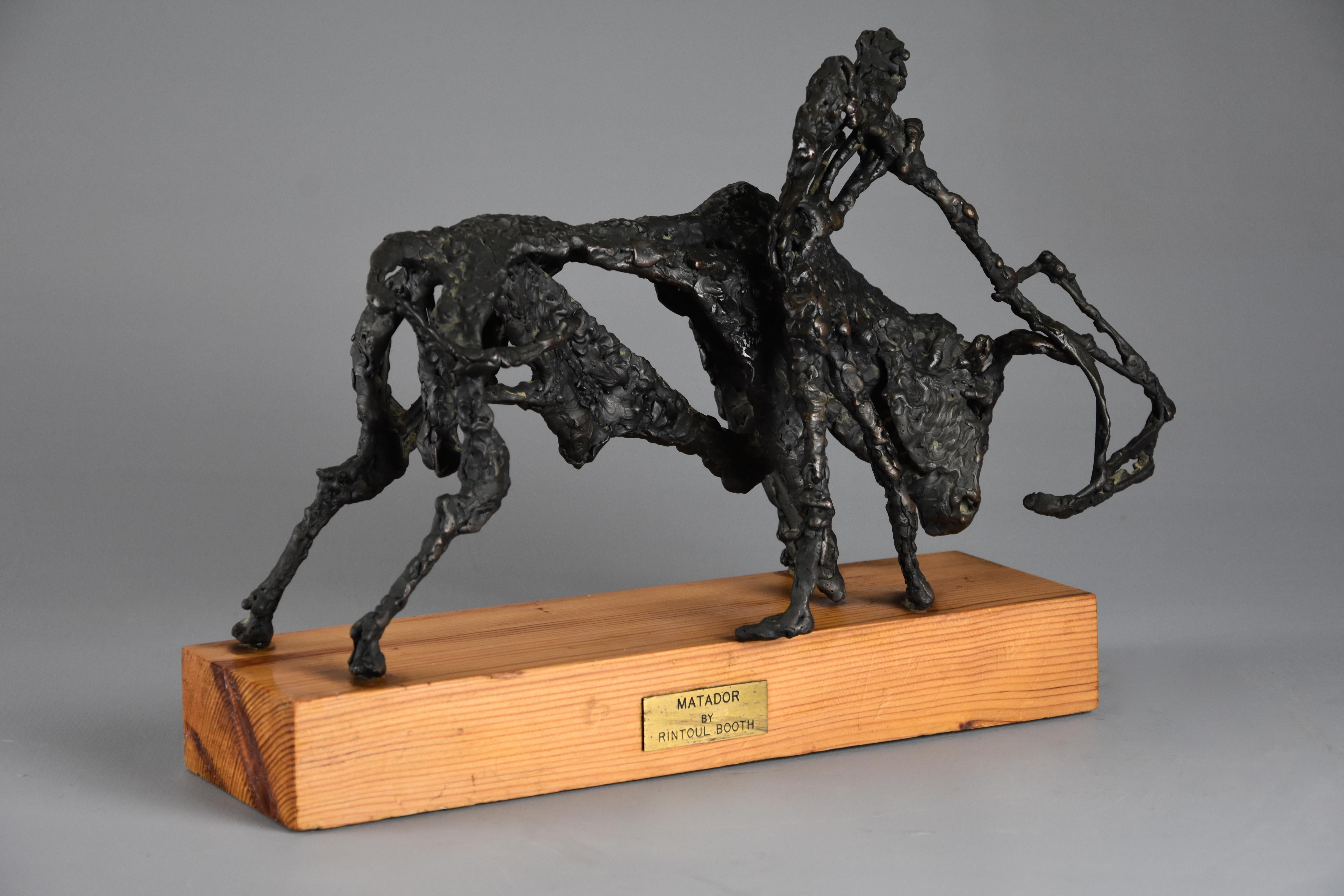 'the Matador' Bronze Sculpture by Daniel Rintoul Booth For Sale 1