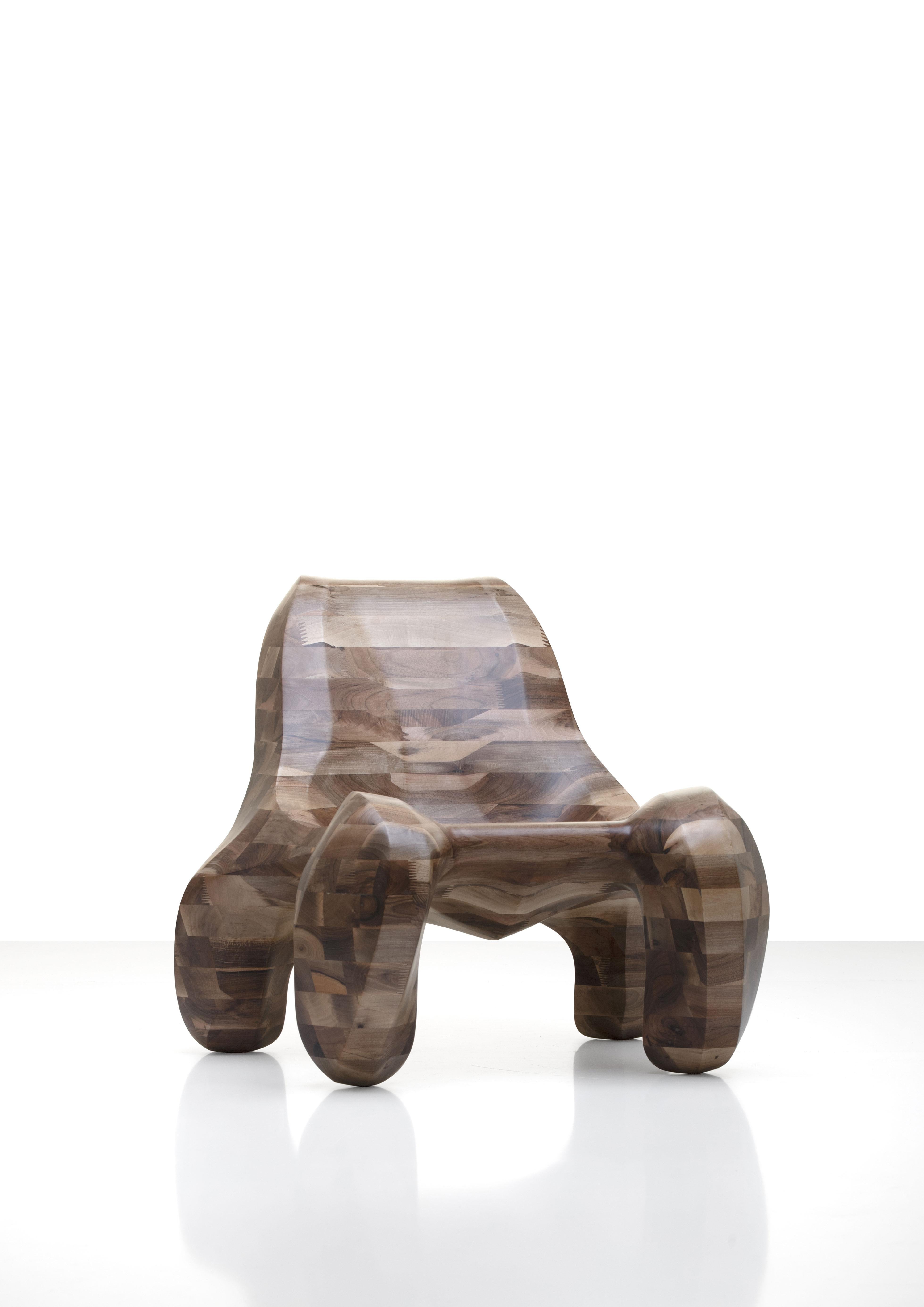 Contemporary The Max Jungblut Club 107 Walnut For Sale