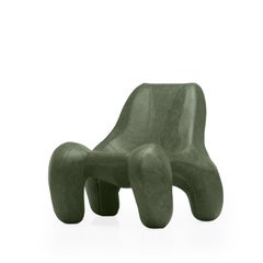 Bottle Green Club Chair  “Club 114” in a Vegas Leather “Bottle”