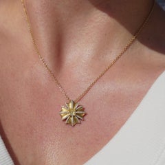 The Meelie Flower Diamond Pendant - Rare Colors