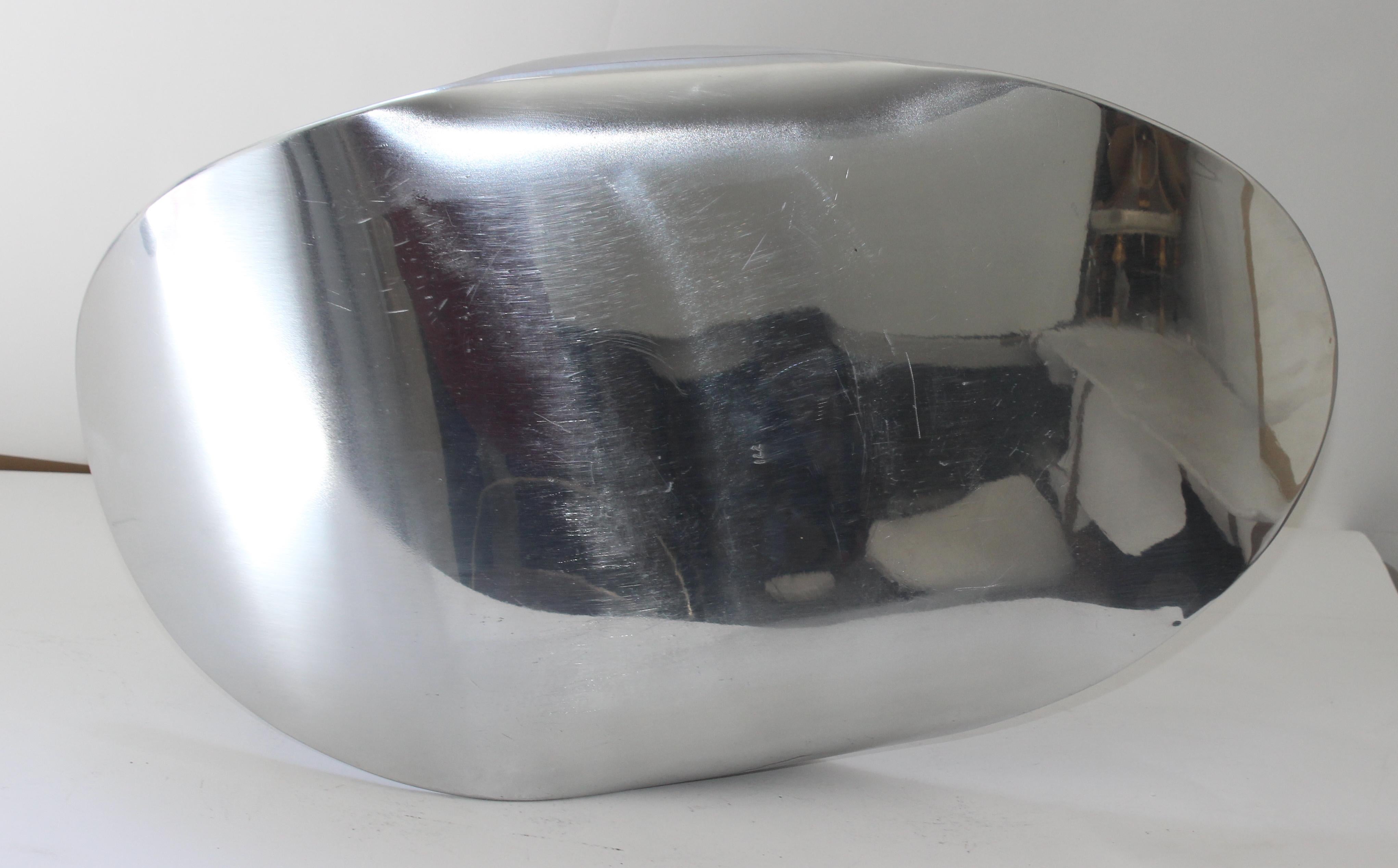 Aluminum The Melting Form Sculpture by Paul Sisko