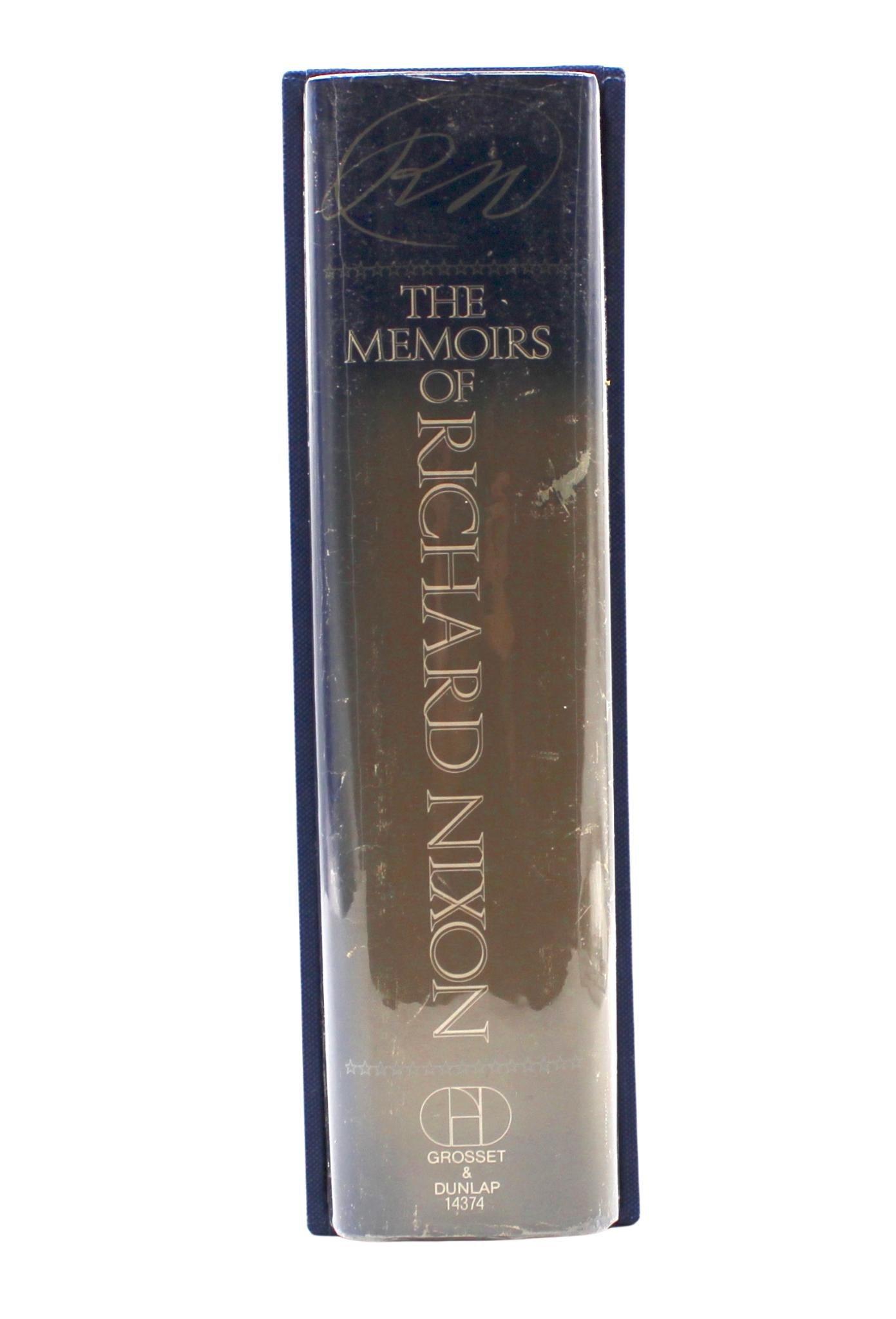 The Memoirs of Richard Nixon par Richard Nixon, signé, première édition, 1978 en vente 3
