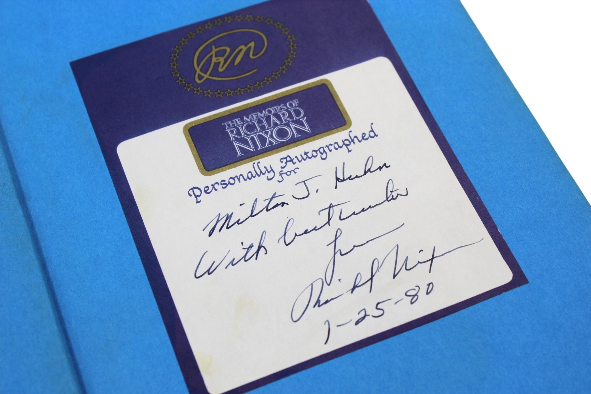 American The Memoirs of Richard Nixon by Richard Nixon, Signed, First Edition, 1978 For Sale