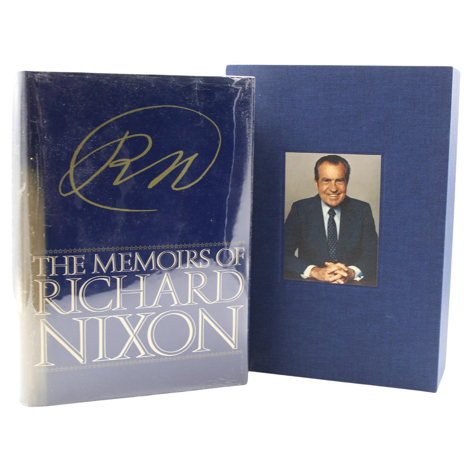 The Memoirs of Richard Nixon par Richard Nixon, signé, première édition, 1978
