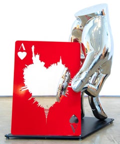 Gray Figurative Sculptures
