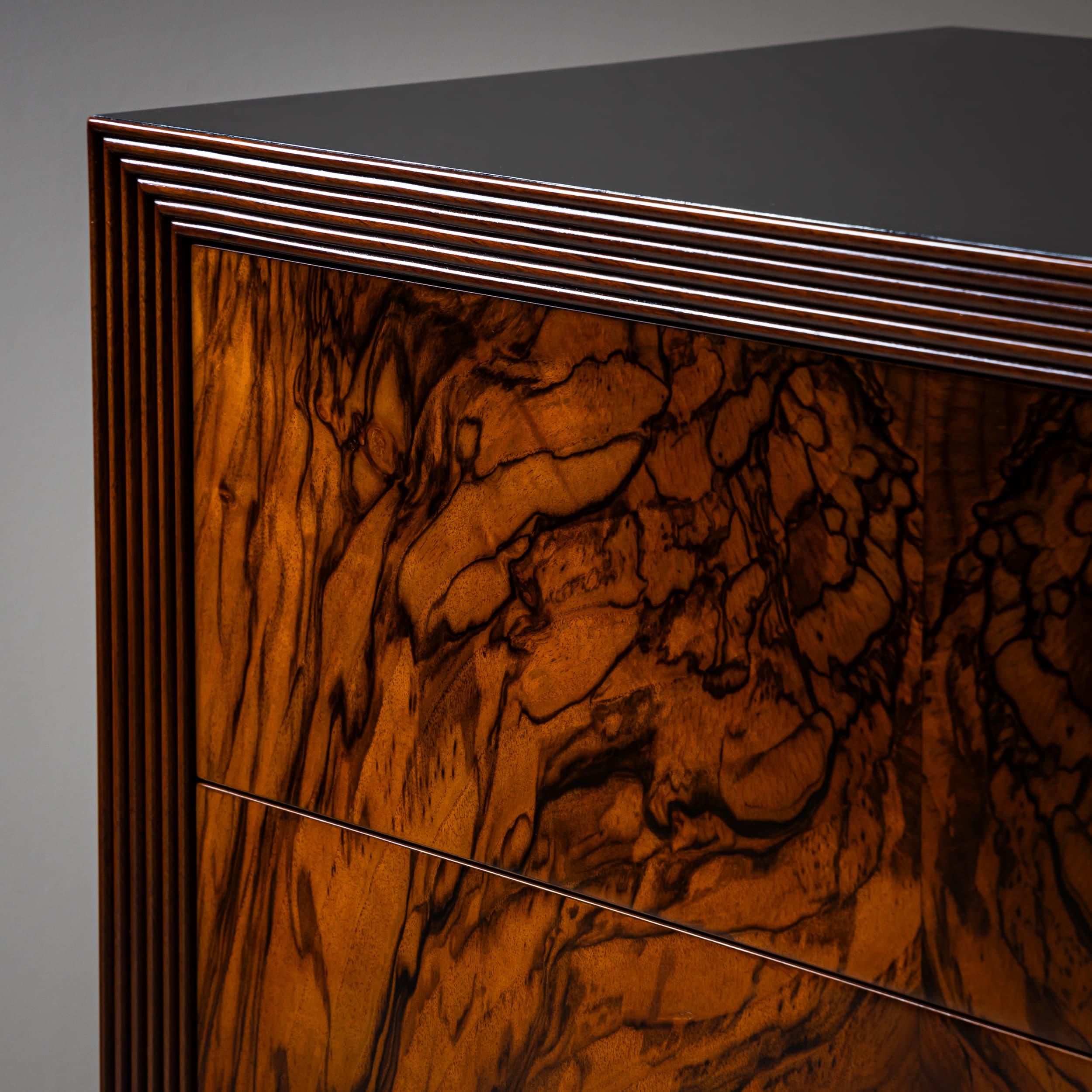 Walnut The “Metropole” Chests of Drawers - designed by Karl Kemp Gallery For Sale