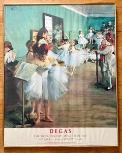 The Metropolitan Museum of Art Edgar Degas Exhibition Poster, 1988