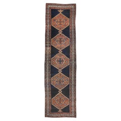 The Midnight Caravan: An Antique Persian Hamadan Masterpiece of Tribal Elegance