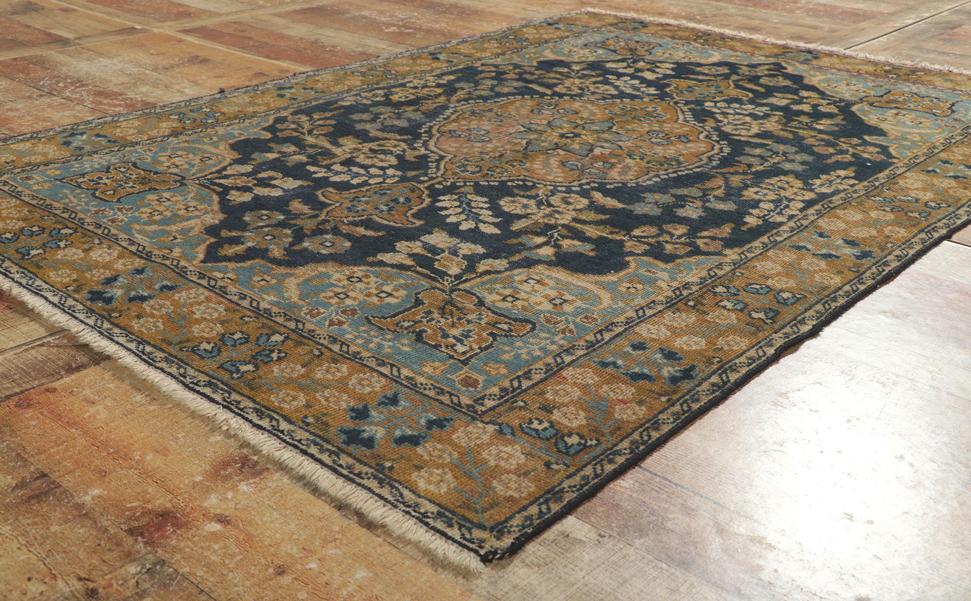 Lana Tappeto antico persiano Tabriz in vendita