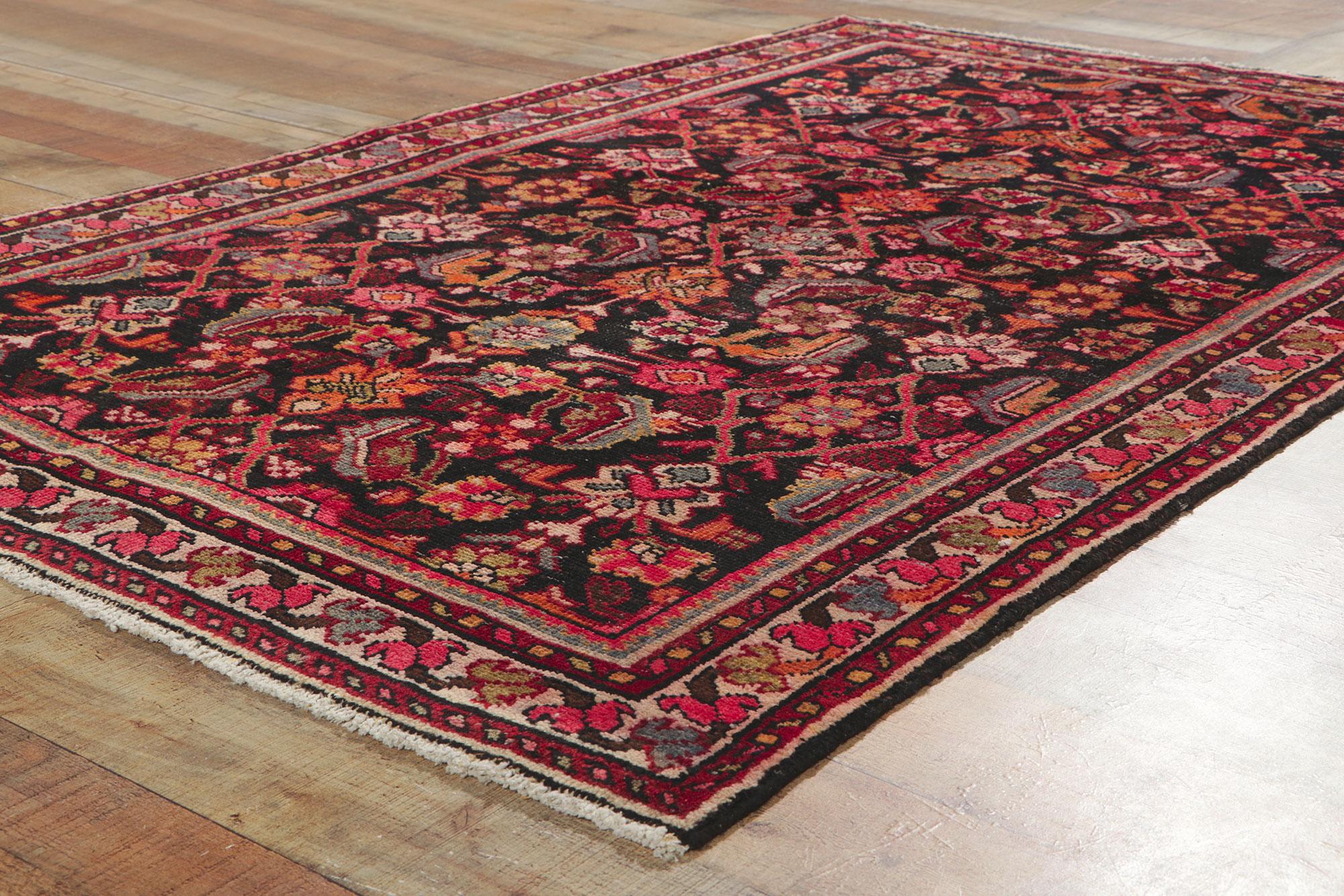 Antiker persischer Hamadan-Teppich (Wolle) im Angebot