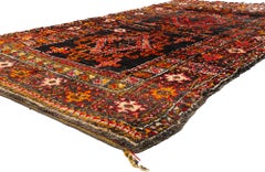 The Midnight Talisman: Vintage Beni M'Guild Moroccan Masterpiece of Sacred Power