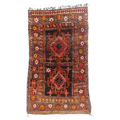 The Midnight Talisman: Vintage Beni M'Guild Moroccan Masterpiece of Sacred Power